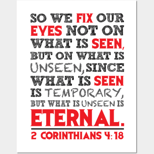 2 Corinthians 4:18 Posters and Art